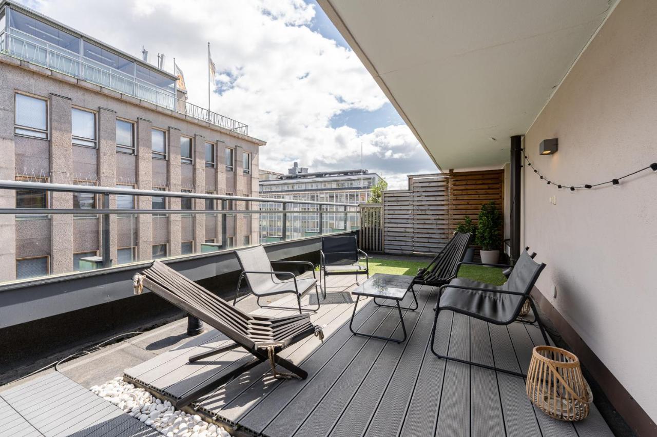 "Penthouse" - Renovated 1Br Apt With Sauna & 60M2 Private Terrace, Hosted By 2Ndhomes Tampere Exterior foto